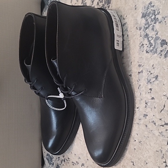 NWT!! Men's Black Or Brown Leather Boots - Picture 4 of 12